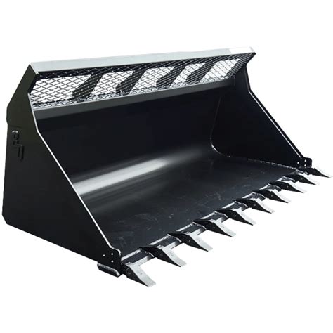 high capacity skid steer buckets|48 inch skid steer bucket.